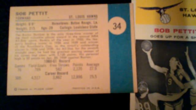 1961 Fleer Basketball pickups: Bob Pettit смотреть онлайн
