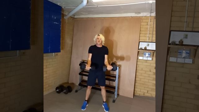 Day 28 Of 100 New Dumbbells 4 Sets 10reps #Biceps #fitness