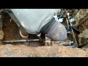 Установка прокола грунта "ИГЛА"в работе