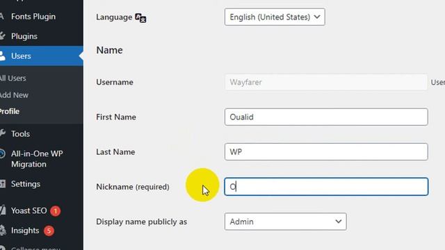 How To Add or Change Your Full Name in WordPress смотреть онлайн