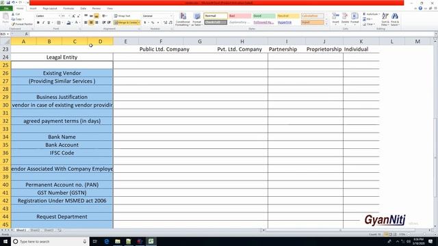 How to Make Vendor Form In Excel | Vendor Master Form In Excel | Vendor Information Form Template смотреть онлайн
