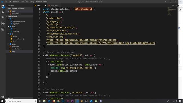 PWA Tutorial for Beginners #17 - Cache Versioning смотреть онлайн