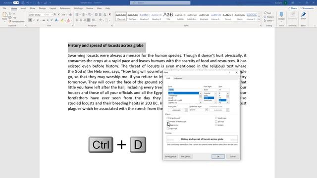 How to strikethrough text in Word смотреть онлайн