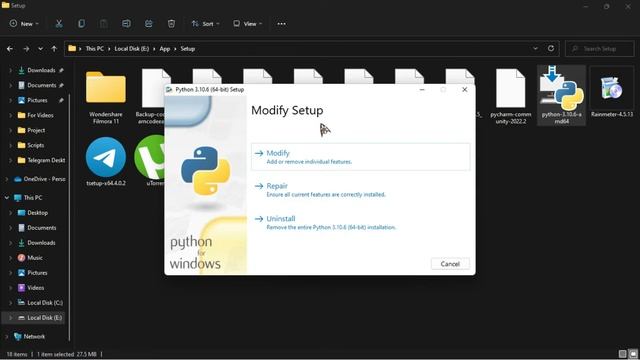 تحميل بايثون علي Windows 11 | ويندوز 11 @LearnCodeEasily смотреть онлайн