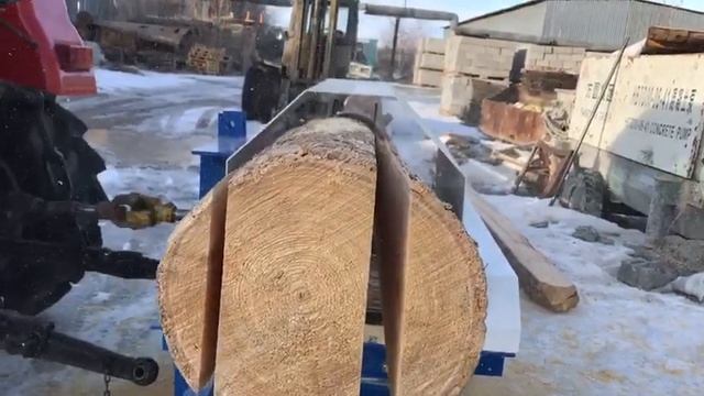 МД-800 многопильный дисковый станок с приводом от ВОМ трактора смотреть онлайн