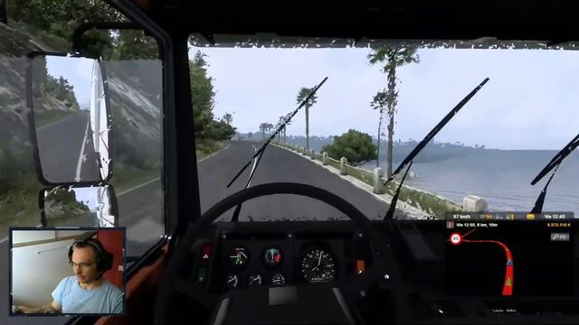 Euro truck simulator 2, 1,40, Mapa Utopia, Volvo F series, rigido y perrito, Opentrack, 1080p60fps смотреть онлайн