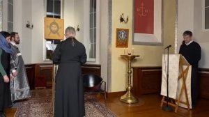 Вечерня c чином прощения на русском языке. Прощёное воскресение. 26 февраля 2023