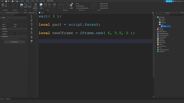 How to use Roblox Studio Tutorial for Beginners | How to use CFrame смотреть онлайн