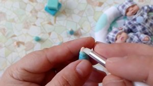 МК делаем пустышку и бутылочку для мини Реборна