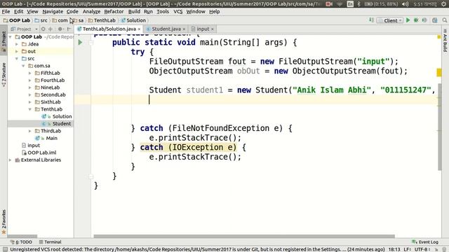 OOP Lab, Section NC, Lecture Ten смотреть онлайн