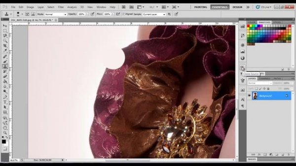 Используем clone source panel