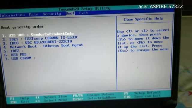 ACER How to enable boot from USB смотреть онлайн