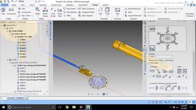 AVEVA E3D PIPING PART 1 смотреть онлайн