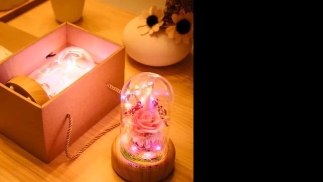 Kotak Musik speaker BLUETOOTH rose bunga mawar lampu music box kado Fuchsia смотреть онлайн