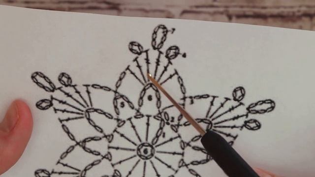❄️СНЕЖИНКА КРЮЧКОМ ❄️ КРАСИВАЯ И ПРОСТАЯ. МК для начинающих вязать крючком смотреть онлайн