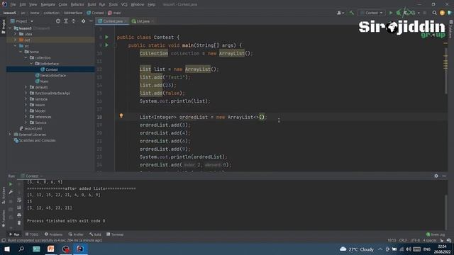 26-dars #java javada List | Arraylist смотреть онлайн