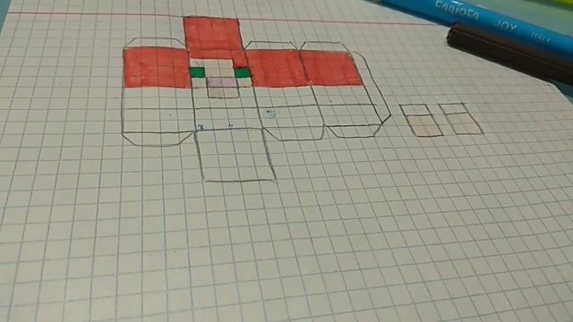 DIY как сделать тойса Майнкрафт , из бумаги? смотреть онлайн
