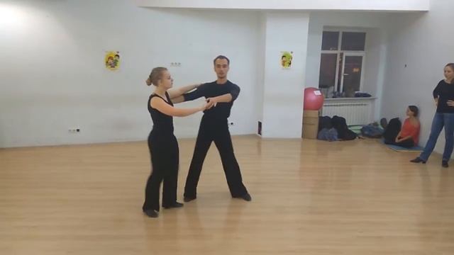 Хастл продолжающие Арбат 27.09. Поддержка через внутренний поворот смотреть онлайн