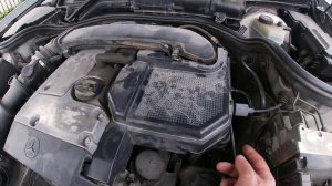 Глохнет машина на холостых (одна из причин), Мерседес М111