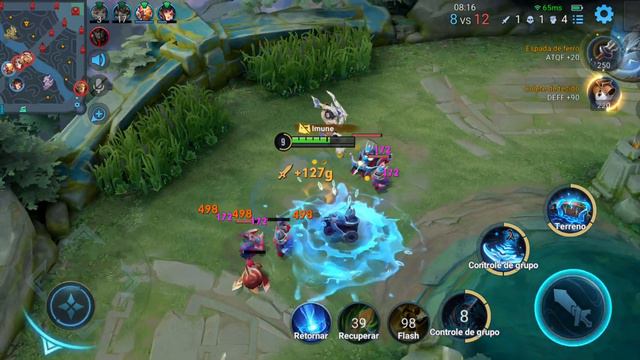 Jogando de ATA | Esse Herói tanka 1v4 смотреть онлайн