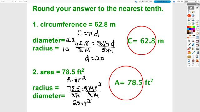 Circles & Composite Figures смотреть онлайн