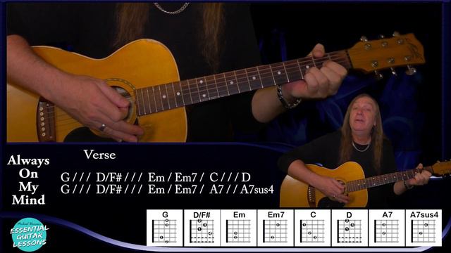 How To Play Always On My Mind On Guitar смотреть онлайн