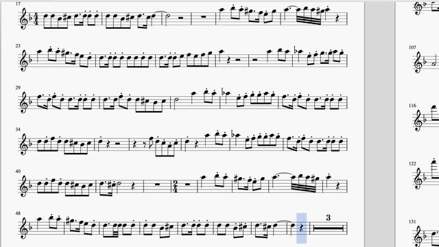 Caravan Petrol RMX - Alto Sax - Tutorial and free score смотреть онлайн