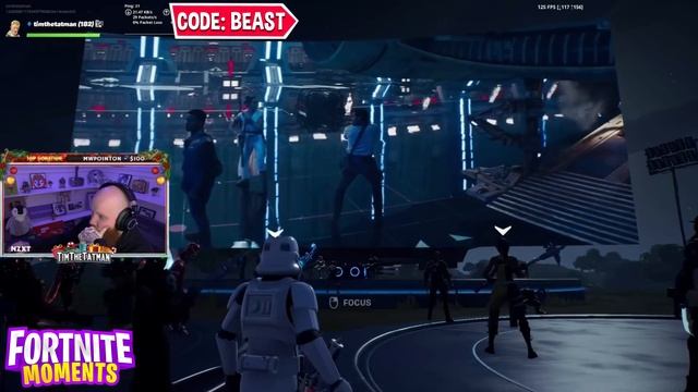 STREAMERS REACT *IN GAME EVENT* & USE LIGHT SABERS in Fortnite! смотреть онлайн