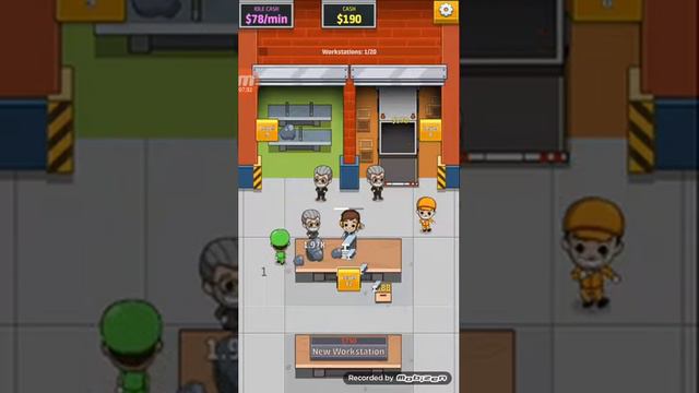 Играю в Idle Factory Tycoon 1# смотреть онлайн