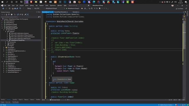 Roslyn source generators для проброса сквозных ссылок смотреть онлайн