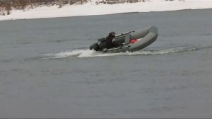 Лодка Аквилон-300 под моторами  Хайди 9.8 и ХДХ 5 л.с