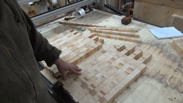 Как изготовить торцевую разделочную доску Не обычная технология смотреть онлайн