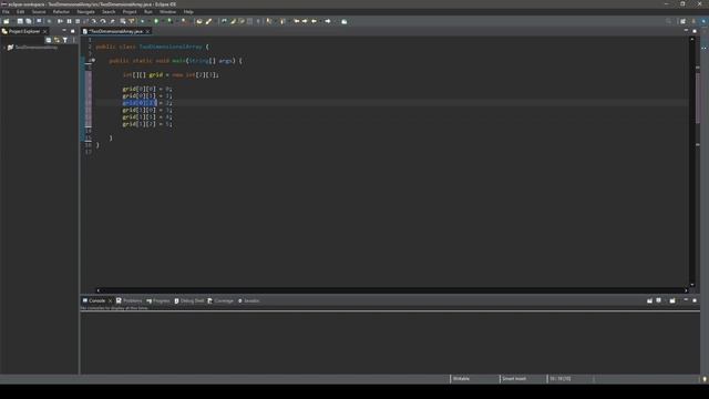 Java Tutorials 36 - Two-Dimensional Array смотреть онлайн