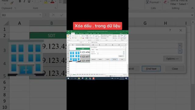 24 Excel Xóa dấu chấm trong nội dung trên Excel смотреть онлайн