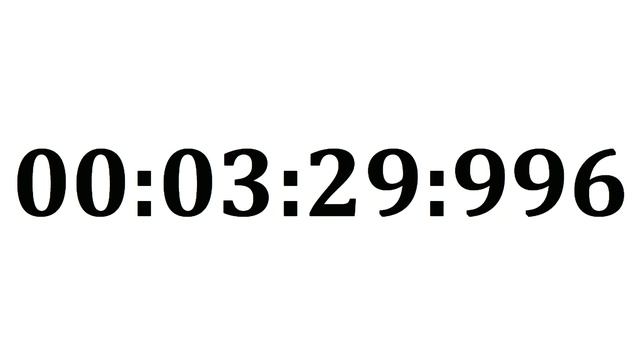WHITE COUNTDOWN 7 minutes = 420 seconds = 420000 milliseconds, Full HD 60fps, no audio смотреть онлайн