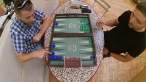 Анатолий Огиевич - Иван Даве. Длинные нарды. Матч до 5ти.