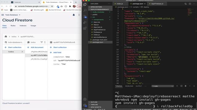 Deploy React Firebase App to github.io смотреть онлайн