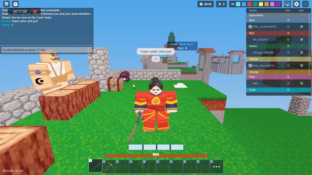 Yuzi kit ROBLOX BEDWARS! (I bought yuzi kit) + GAMEPLAY смотреть онлайн