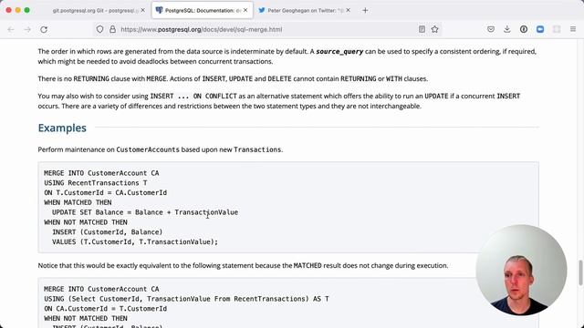 5mins of Postgres E11: MERGE in Postgres 15, and how it compares to INSERT ON CONFLICT смотреть онлайн