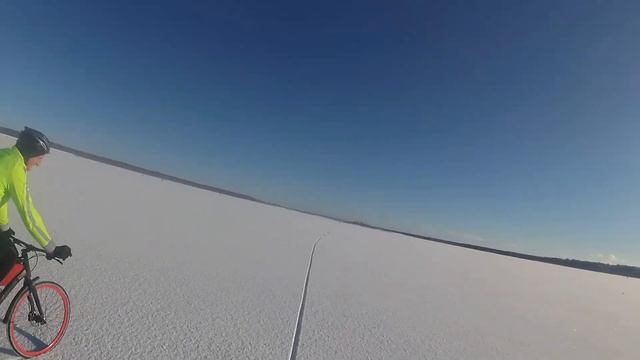 22 км па лёдзе на ровары! смотреть онлайн