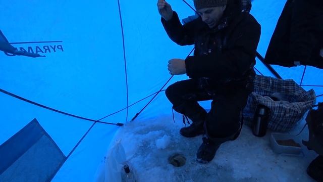 БОЛЬШАЯ Зимняя Рыбалка: Готовим УХУ из ОКУНЯ, Тестируем ЗИМНЮЮ ПАЛАТКУ смотреть онлайн