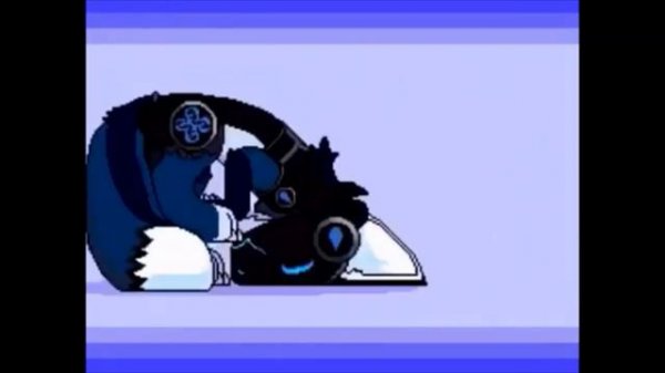 Spinning Protogen but with different music