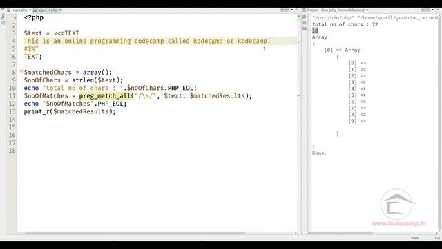 Php Core : 37 : Regular Expression (Pattern Matching) - 01 смотреть онлайн