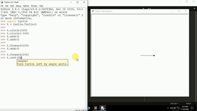 pyTurtle 4 | Clearing screen in turtle | python | #pyGuru смотреть онлайн