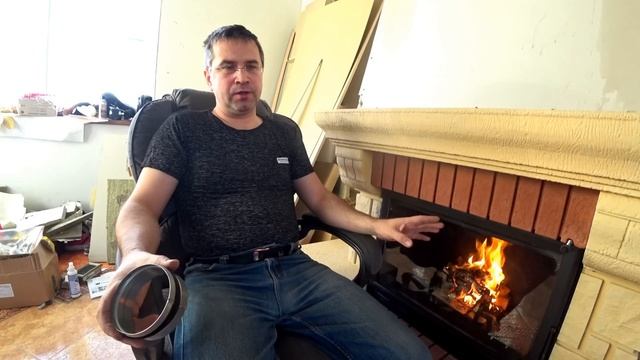Строим камин своими руками часть 1. Подвод воздуха с улицы. смотреть онлайн