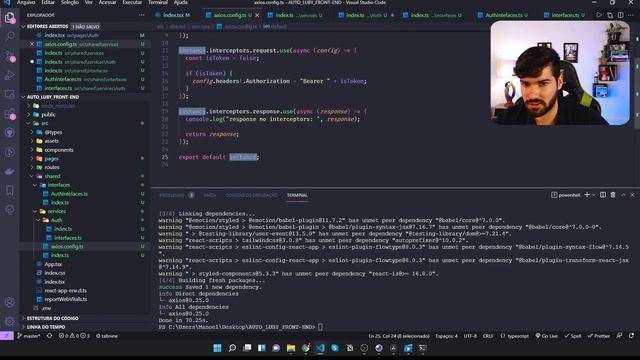 AXIOS: integração com API's REST no ReactJS смотреть онлайн