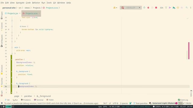 Parallax Scrolling Effect | React & SCSS | SNikhill смотреть онлайн