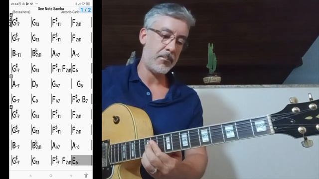 Bossa Nova Jazz Guitar - Samba de uma nota só (One note samba) смотреть онлайн
