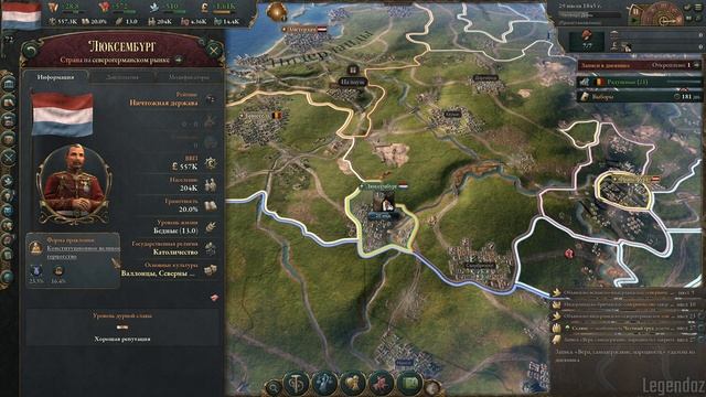 ?? Victoria 3 | Люксембург | #1 Великое Герцогство смотреть онлайн
