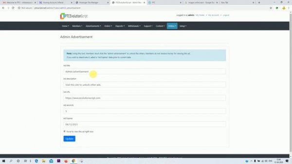 How To Make A Complete PTC Website Without knowledge PTC Evolution Script 5.7 with New Template
